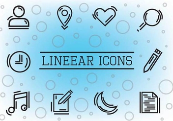 Free Linear Vector Icons - Kostenloses vector #355947