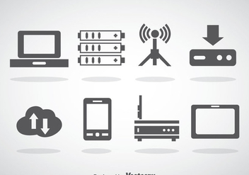 Cloud And Data Server Pack Icons - бесплатный vector #357937