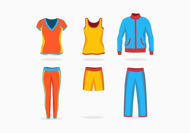 FREE TRACK SUIT VECTOR - Free vector #360707