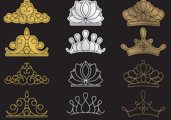Pageant Crowns - Free vector #364347