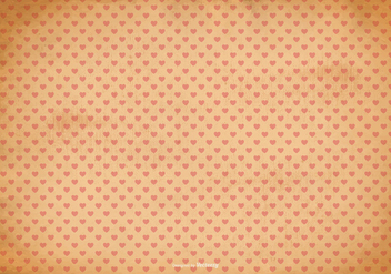 Old Shabby Heart Pattern Background - vector gratuit #367757 