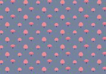 Mushrooms Vector Pattern - Kostenloses vector #368217