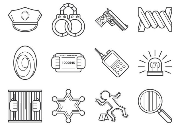Crime And Law Vector Icon - Free vector #368837