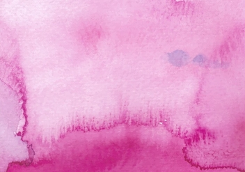 Pink Free Vector Watercolor Texture - vector #369537 gratis