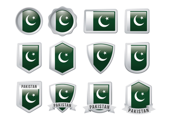 Free Pakistan Flag Vector - бесплатный vector #369827