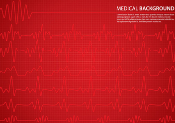 Heart Monitor Background - vector #369847 gratis