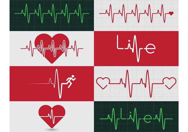 Heart Monitor Graphic - Free vector #370027