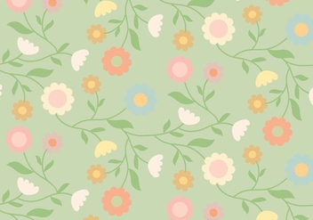 Vintage Floral Pattern - Free vector #370767