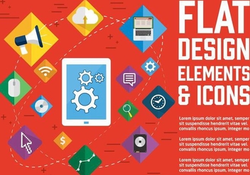 Free Flat Design Vector Icons - vector gratuit #371607 