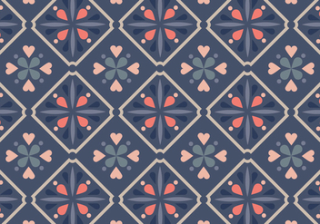 Floral Tile - Kostenloses vector #374777