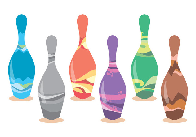 Bowling Alley Vector Set - Free vector #375537