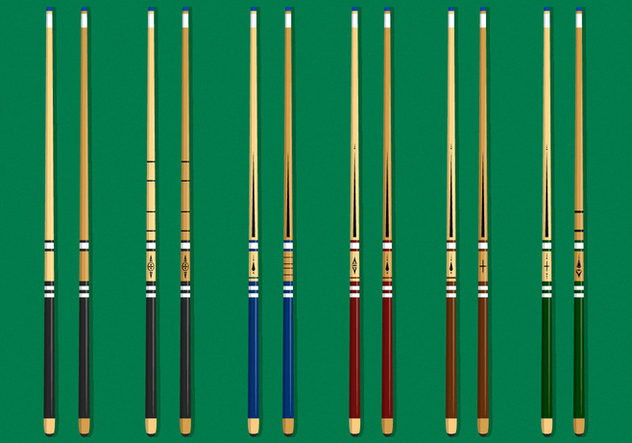 Awesome Pool Stick - Free vector #378347