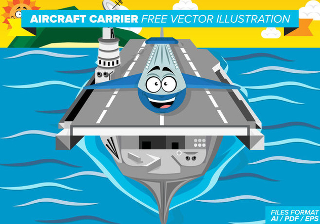 Aircraft Carrier Free Vector Pack - Kostenloses vector #378907
