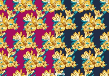 Floral Pattern Vector - Free vector #381877