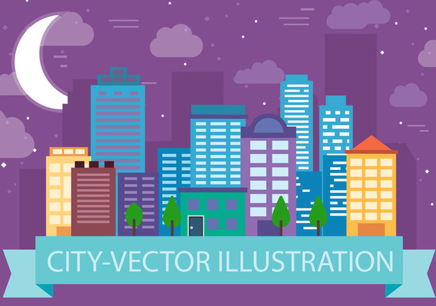 Free Cityscape Vector Illustration - Kostenloses vector #382557
