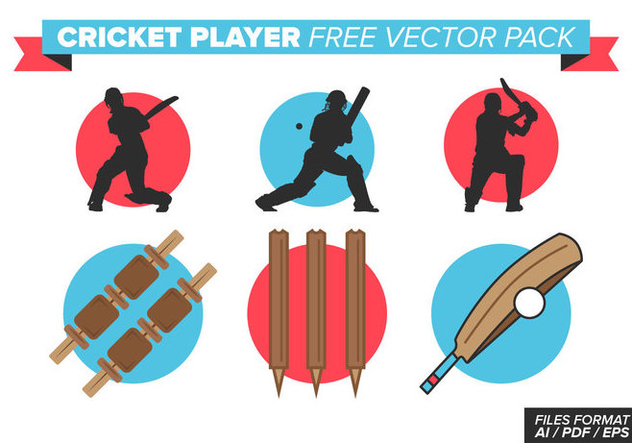 Cricket Player - Free vector #384067