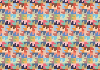 Pastel Square Random Pattern - Free vector #384487