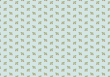 Acorn Pattern Background - Free vector #384697