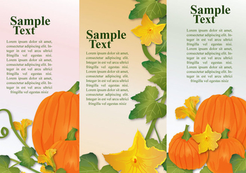 Pumpkin Banners - vector #384817 gratis