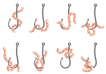 Free Earthworm Icons Vector - Free vector #385017