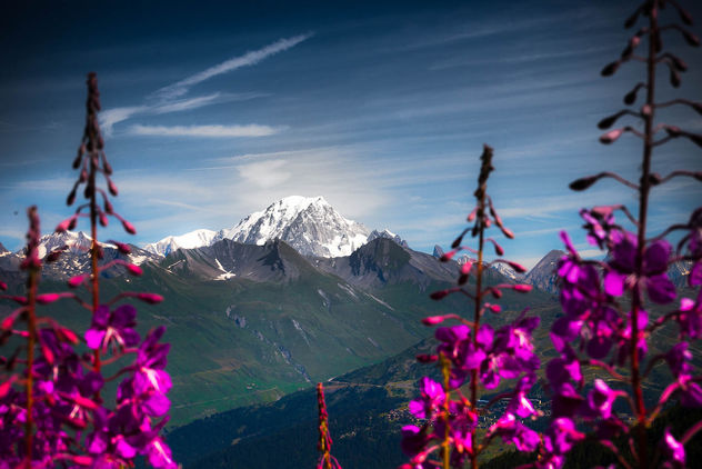 Mont Blanc depuis les Arcs 2000 - image gratuit #387037 