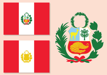 Vector Peru Flag - Free vector #390227