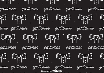 Gentleman Pattern Vector - vector gratuit #391647 