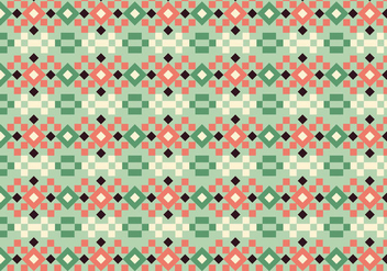 Square Pastel Pattern - vector gratuit #391987 