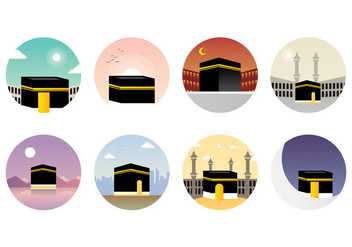 Free Makkah Kaaba Vector - Free vector #392797