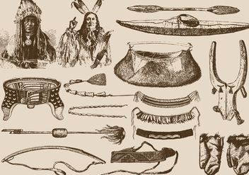Native American Tools - Kostenloses vector #395287