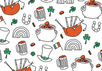 St. Patrick's Day Pattern - Free vector #401337