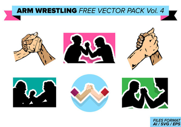 Arm Wrestling Free Vector Pack Vol. 4 - vector gratuit #404377 