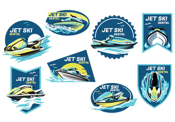 Jet Ski Vector - бесплатный vector #405647