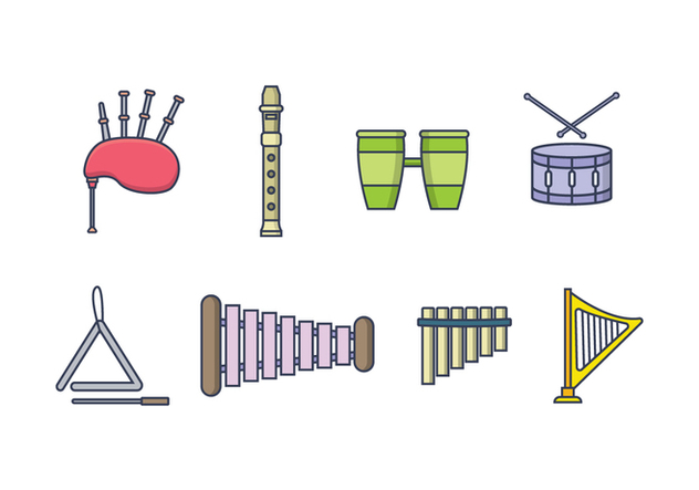 Free Music Instrument Vector - Free vector #409017