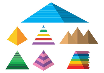 Piramide vector - Kostenloses vector #409637