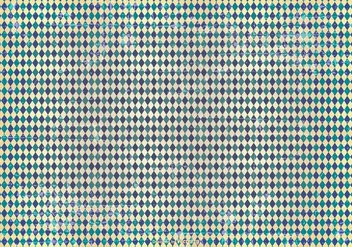 Grunge Argyle Pattern Background - vector gratuit #414517 
