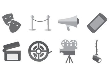 Free Theatre Icons Vector - Free vector #417577
