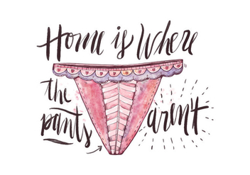 Women's Day Watercolor Lingerie - Free vector #418557