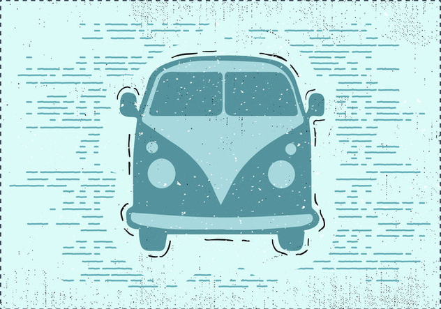Free Hand Drawn Vintage Car Background - Free vector #419047