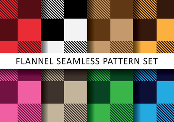 Bright Colorful Flannel Vectors - Kostenloses vector #420067