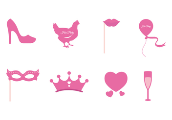 Free Hen Party Vector Icons - Free vector #421087