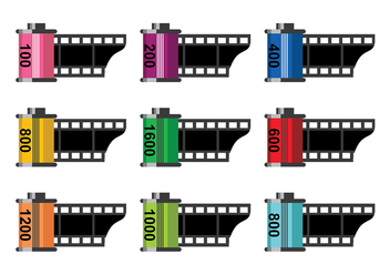 Film Canister Icon Vectors - Free vector #421367
