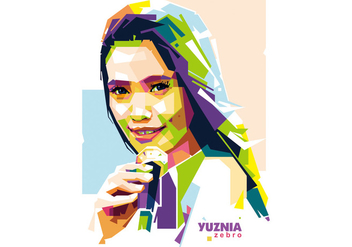 Yuznia Zebro Vector Singer WPAP - vector gratuit #422807 