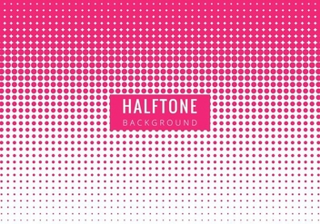 Free Vector Modern Pink Halftone Backgrpound - Free vector #423057