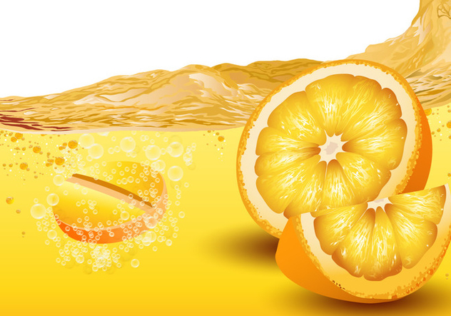 Citrus Flavored Effervescent Vector - vector gratuit #425187 