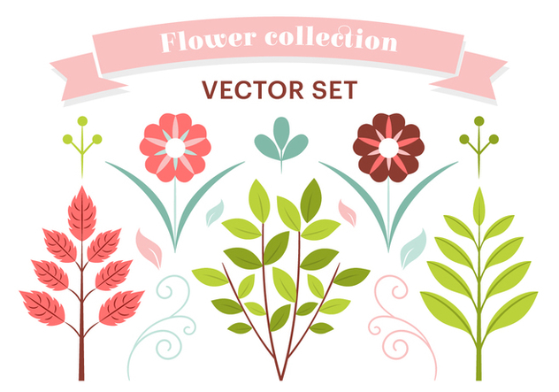 Free Spring Flower Vector Elements - бесплатный vector #427487