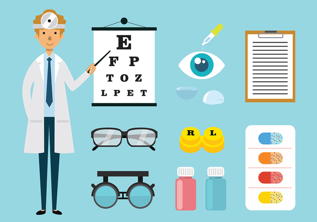 Eye Doctor And Toosl Vectors Free Vector Download 427777 | CannyPic
