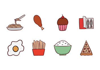 Free Food Icon Pack - vector gratuit #428317 