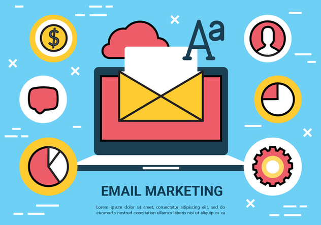 Free Email Marketing Vector Elements - Kostenloses vector #430427