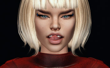 Rose Liner Shadow by SlackGirl @ ON9 & Facial expression in new [AK] Animations HUD - Free image #433357